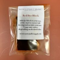 Red Dye Block for Candles
