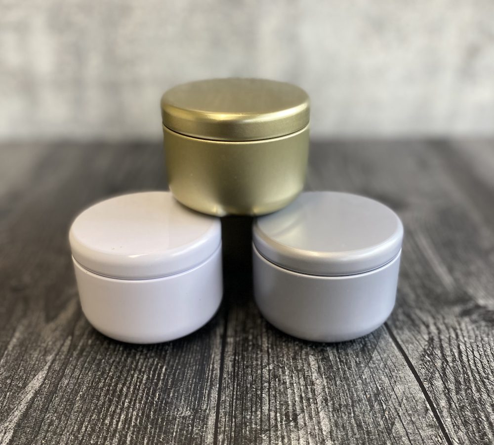 4 oz. Seamless Candle Tins w/ Feet per 24