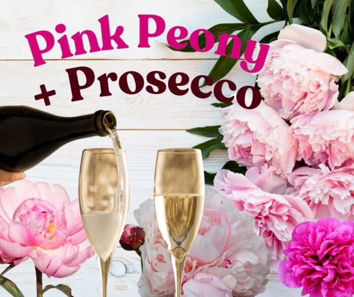 Pink Peony + Prosecco