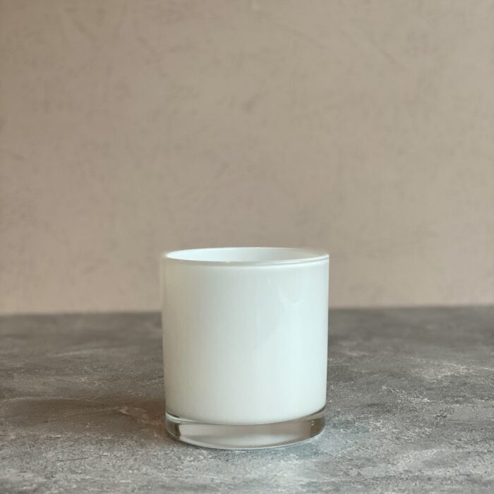 White Rainier Candle Vessel